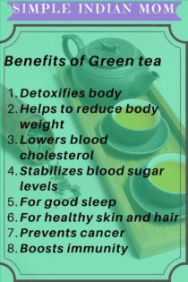 Health benefits Of Green Tea - From detoxifying body to inducing sleep and maintaining your skin and hair health