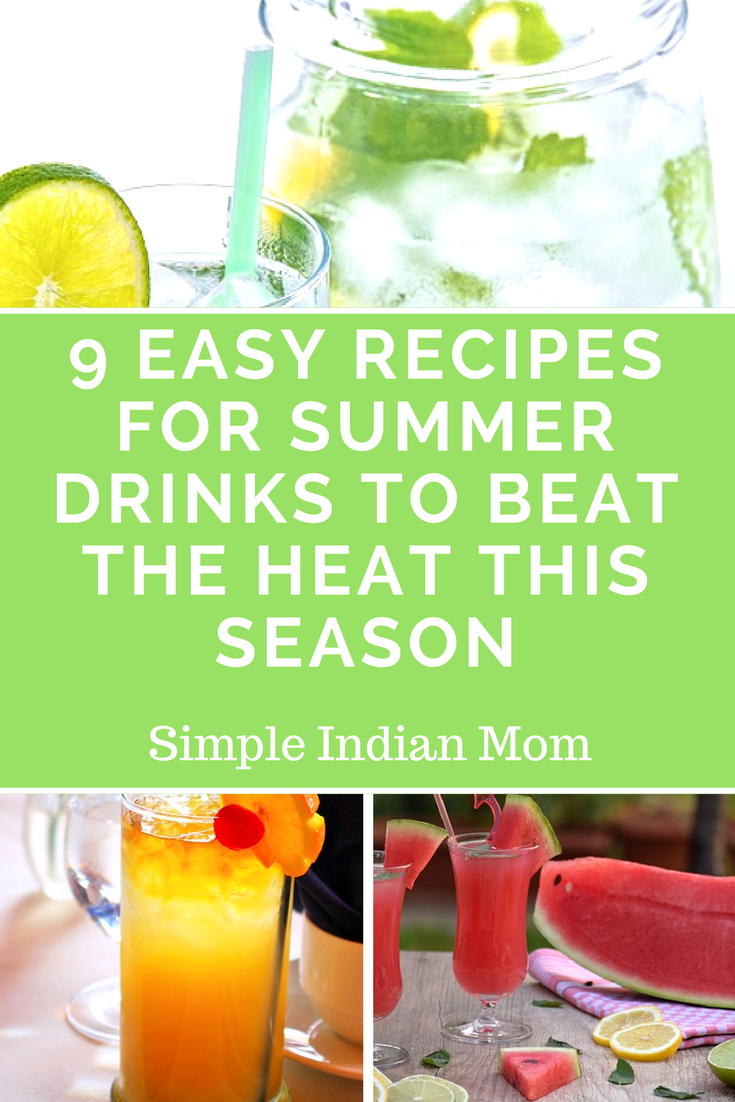 9 Easy Recipes For Summer Drinks To Beat The Heat This Season