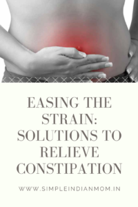 Solution to relieve from Constipation