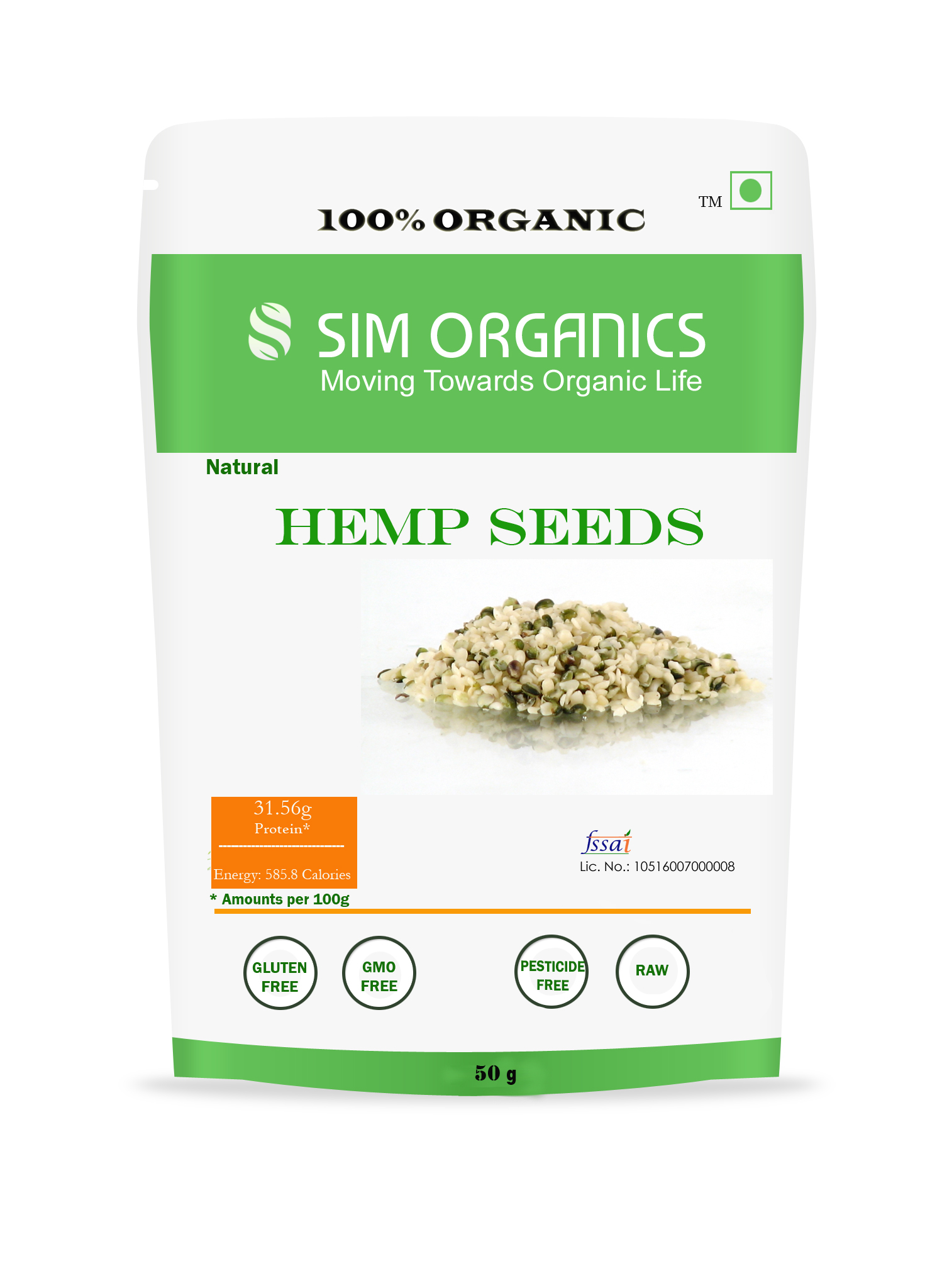 SIM ORGANICS HEMP-SEEDS