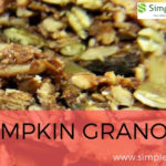 Homemade Recipe For Pumpkin Granola