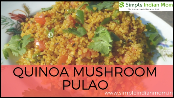 Quinoa Mushroom Pulao
