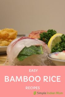 Easy Bamboo rice recipe for kids