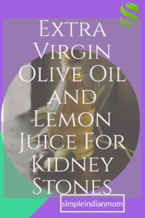 Olive Oil and Lemon Juice For Kidney Stones