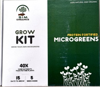SIM Organics Microgreens Grow Kit